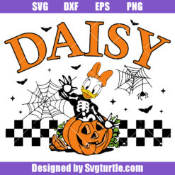 Daisy Halloween Mummy Svg, Halloween Duck Svg, Trick Or Treat Svg