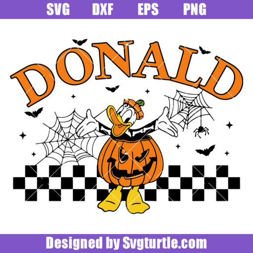 Donald Halloween Mummy Svg