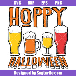 Hoppy Halloween Craft Beer Svg, Drinking Lover Funny Svg
