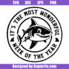 It's The Most Wonderful Week Of The Year Svg, Baby Shark Svg, Beach Svg