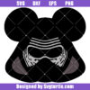 Kylo Ren Mouse Ears Svg
