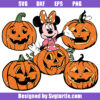 Minnie With Pumpkin Svg, Spooky Kingdom Svg, Spooky Season Svg