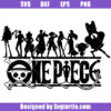 One Piece Anime Svg, Friends Pirate Svg, Pirate Squad Svg