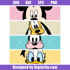 Smiling Friends Svg, Colorful Squad Svg, Mouse And Friends Svg