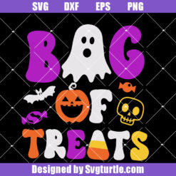 Bag for Treats Svg, Halloween Treat Bags Svg, Candy Collector Svg
