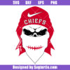 Chiefs Skull Mascot Football Svg, Kansas City Chiefs Svg, Football Svg