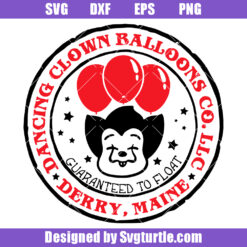 Dancing Clown Balloon Company Svg