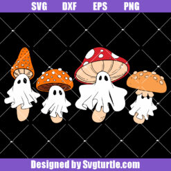 Ghost Mushroom Svg