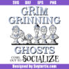 Grim Grinning Ghosts Come Out To Socialize Svg