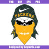 Packers Skull Mascot Football Svg,