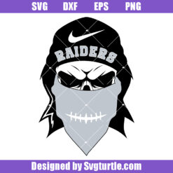 Raiders Skull Mascot Football Svg, Las Vegas Raiders Svg, Football Svg