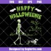 Skeleton Happy Halloween Svg