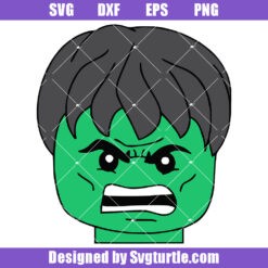 Superhero Hulk Lego Svg, Angry Hulk Svg, Hulk Face Svg