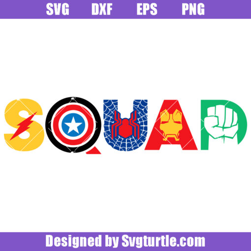 Superhero Squad Svg, Avengers Logo Svg, Superhero Logo Svg