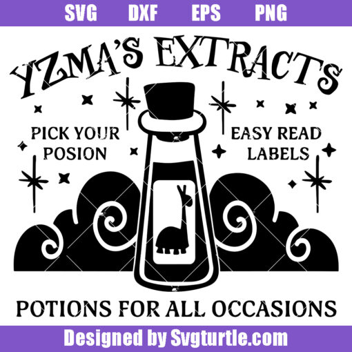 Yzma's Extracts Svg, Emperor's New Groove Svg, Halloween Svg