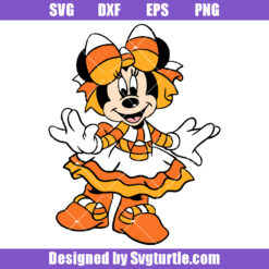 Candy Corn Witch Mouse Svg, Mouse Witch Svg, Halloween Princess Svg