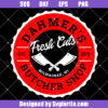 Dahmer's Butcher Shop Fresh Cuts Svg, Butcher Shop Logo Svg