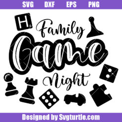 Family Game Night Svg, Game Night Svg, Family Svg