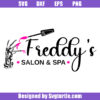 Freddy's Salon & Spa Svg, Elm Street Nail Salon Svg, Halloween Svg