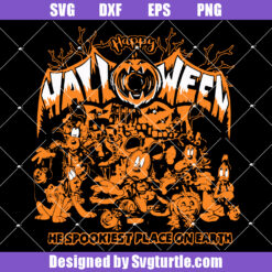 Happy Halloween The Spookist Place On Earth Svg
