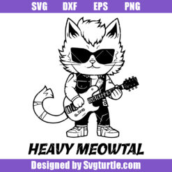 Heavy Meowtal Svg