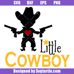 Little Cowboy Svg, Big Brother Svg, Boy Wild West Svg