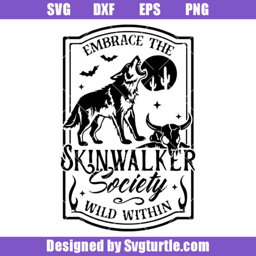 Skinwalker Sign Svg