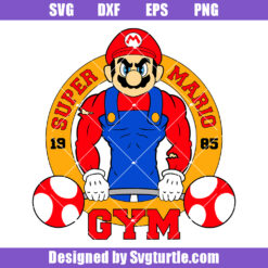 Super Mario Gym Svg