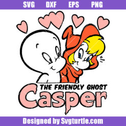 The Friendly Ghost Casper Svg, Ghost Casper Halloween Svg