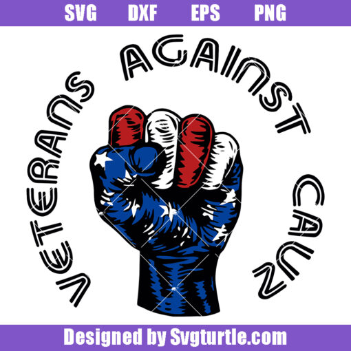 Veterans Against Cauz Svg, Holding Hands With Proud Veterans Svg