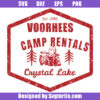 Voorhees Camp Rentals Svg, Camp Crystal Lake Svg, Halloween Svg