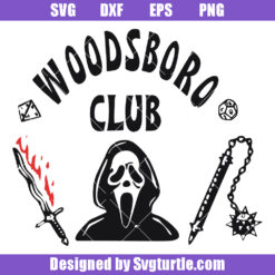 Woodsboro Club Svg, Horror Film Club Svg, Ghost Face Svg