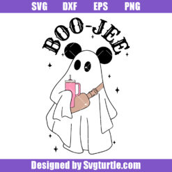Boo-jee Mouse Ears Svg, Disney Mickey Ghost Boo Jee Svg