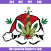 Cannabis Christmas Unicorn Svg, Cute Holiday Svg, Weed Winter Svg