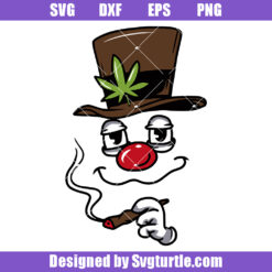 Cannabis Snowman Svg, Winter Weed Svg, Stoner Christmas Svg