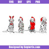 Christmas Dalmatian Dogs Svg