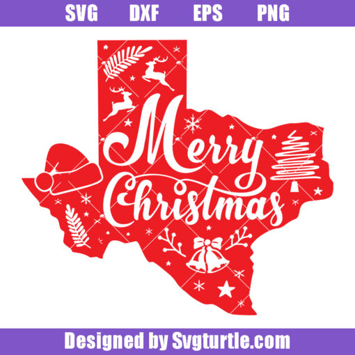 Christmas in Texas Svg