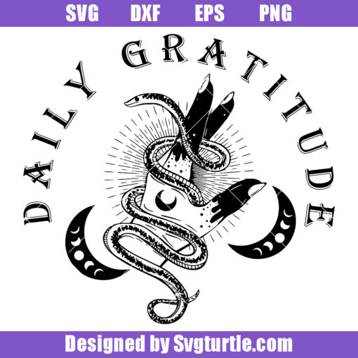 Daily Gratitude Svg