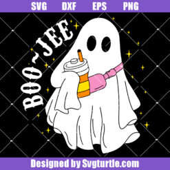 Funny Halloween Boo Jee Ghost Svg