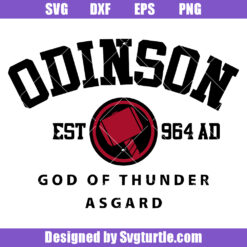God Of Thunder Odinson Svg, Thor Logo Svg, Super Hero Logos Svg