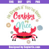He Knows If You've Been Crabby Or Nice Svg, Beach Christmas Svg