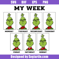 My Week And Holiday Christmas Svg