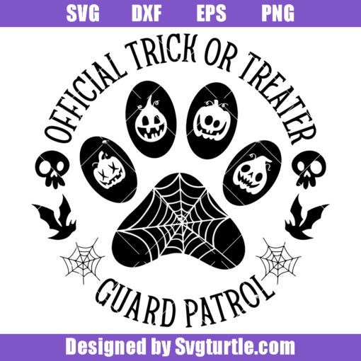 Official Trick Or Treater Svg