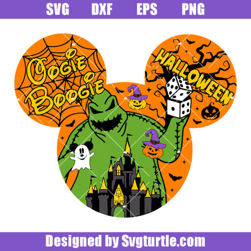 Oogie Boogie and Spooky Castle Svg