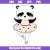 Panda Ballet Svg, Bear Dancer Svg, Cute Panda Svg