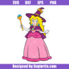 Princess Peach Halloween Svg, Super Mario Svg, Peach Witch Svg