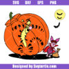 Pumpkin Tigger Piglet Evil Svg, Tigger Piglet Halloween Svg