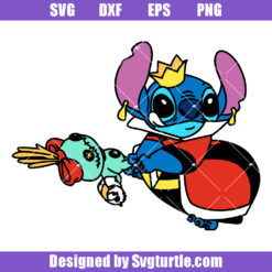 Queen of Hearts Stitch Svg, Alice's Adventures in Wonderland Svg