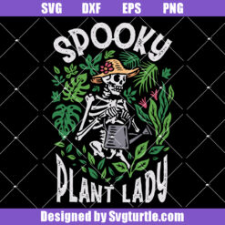 Spooky Plant Lady Svg