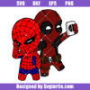 Superhero Selfie Svg, Spiderman And Deadpool Svg, Super Hero Svg